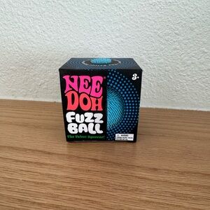 Blue needoh fuzzball